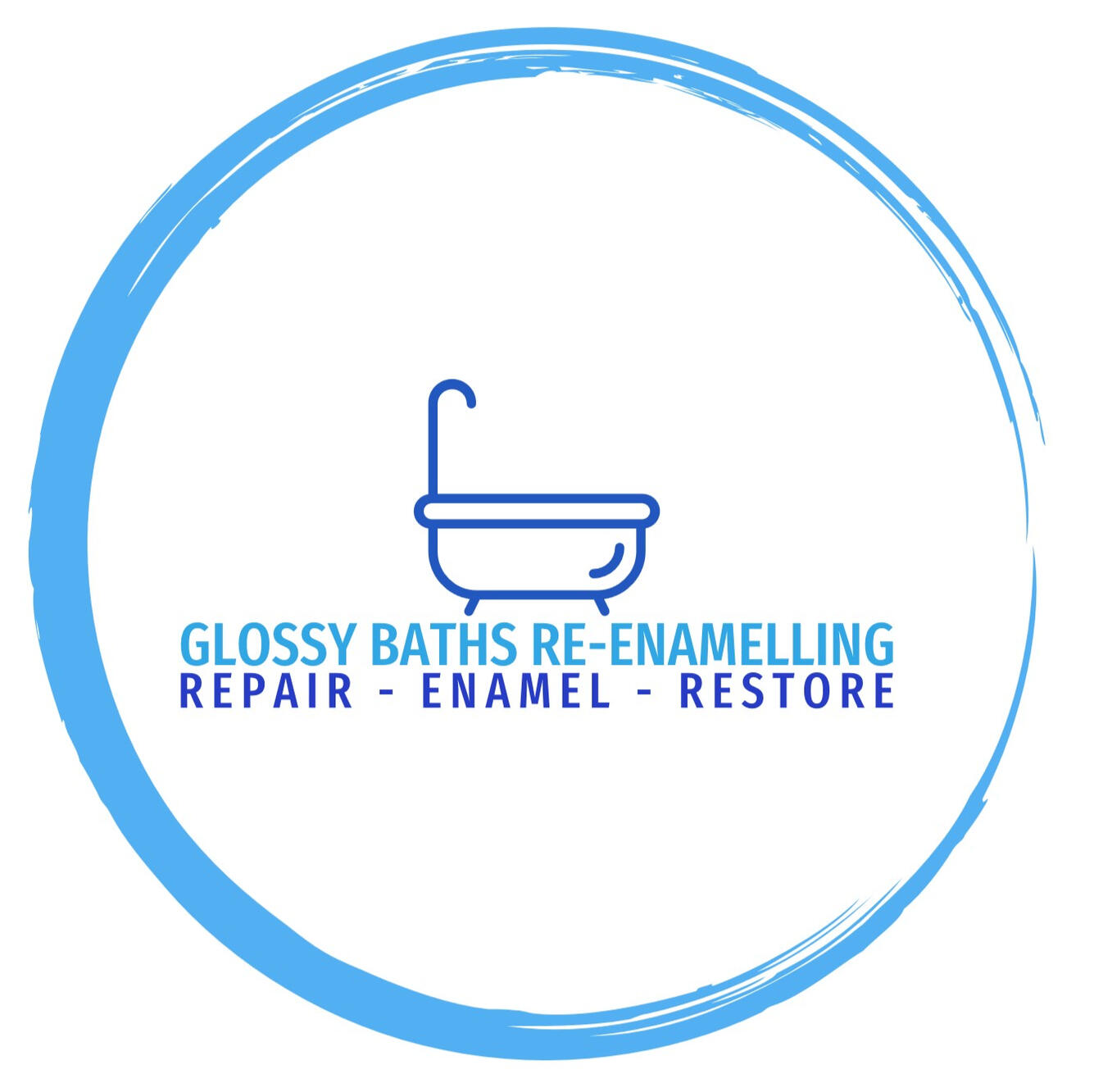 Glossy Baths Re-enamelling logo Glossy Baths Re-enamelling logo - Winchester